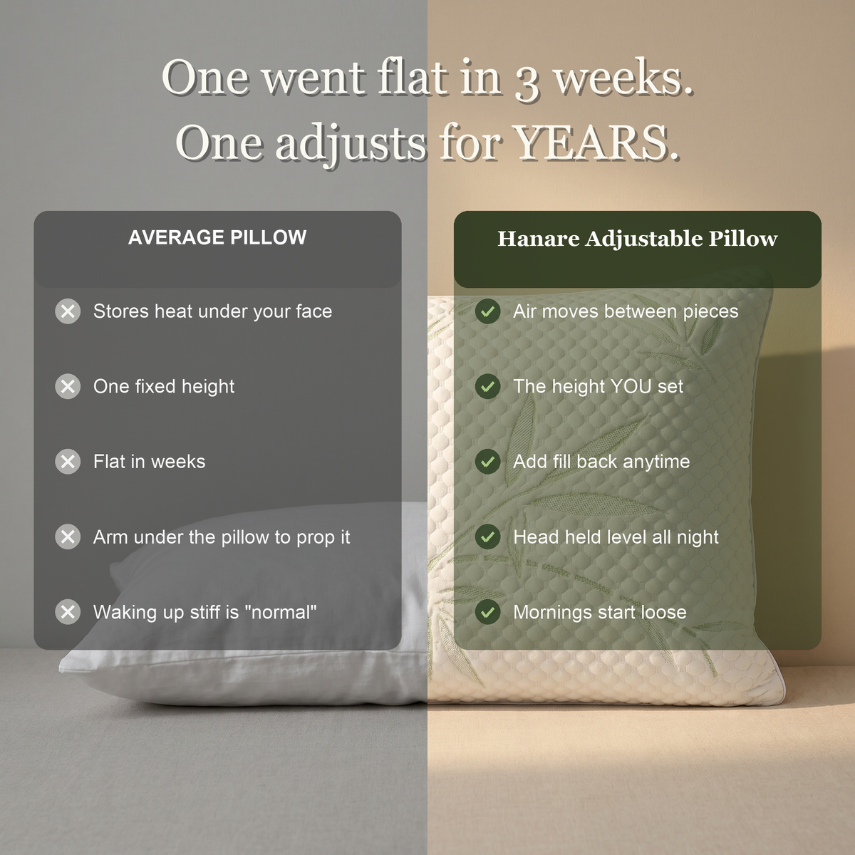 Hanare Bamboo Pillow